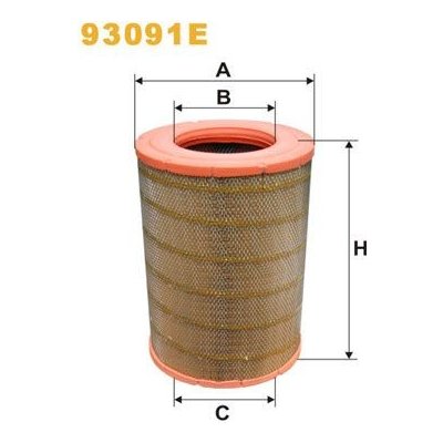Vzduchový filtr WIX FILTERS 93091E – Hledejceny.cz