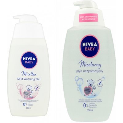 Nivea Baby micelární tekutina do koupele - 500 ml