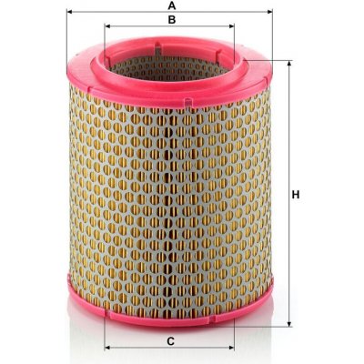 MANN-FILTER Vzduchový filtr MANN C17129 (MF C17129) – Hledejceny.cz