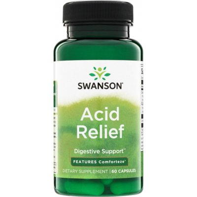 Swanson Acid Relief Comforteze 700 mg 60 kapslí – Hledejceny.cz