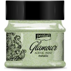 Akrylová barva Glamour metalická 50ml antique silver