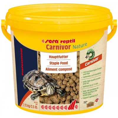 Sera Reptil Professional Carnivor Nature 1,12 kg – Zboží Mobilmania