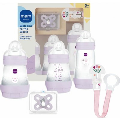Mam Dárkový set pro novorozence Welcome to the World fialový – Hledejceny.cz