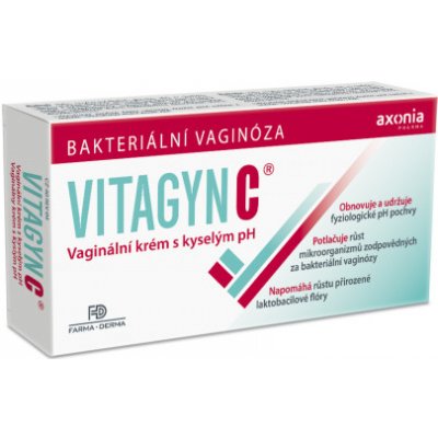 Vitagyn C vaginální krém s kyselým pH 30 g – Zbozi.Blesk.cz