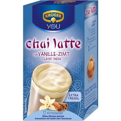 Kruger Krüger Chai Latte Classic India Vanilla Skořice 10 x 25 g – Zboží Mobilmania