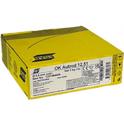 Esab MIG Autrod 12.51 0,8 mm 5 kg – Sleviste.cz