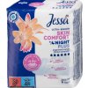Hygienické vložky Jessa vložky ultra Skin Comfort Night Plus na noc 9 ks