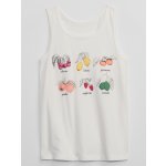 GAP dětské tílko s potiskem ovoce bílá – Zbozi.Blesk.cz