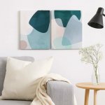 Wallity Sada 2 obrazů Fulaza – moderní dekorace na plátně, 28×38 cm – Hledejceny.cz