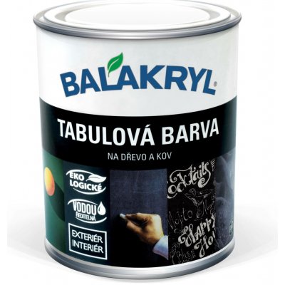 Balakryl tabulová barva 0,7kg černá – Sleviste.cz
