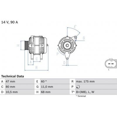 generátor BOSCH 0 986 042 670 – Zbozi.Blesk.cz