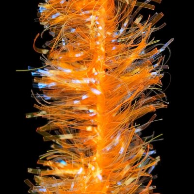 Hends Šenylka Ice Chenille Fluo Oranžová 4mm – Hledejceny.cz