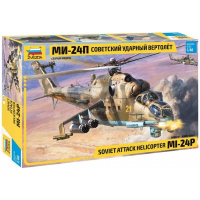 Zvezda Vrtulník Mi-24P stavebnice 1:48