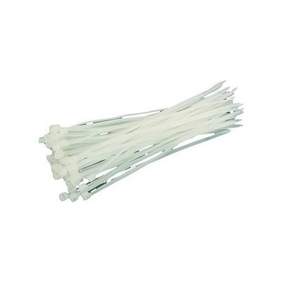 Páska stahovací Strend Pro CT66BW, 250x3,6 mm, 50 ks, bílá, nylon, vázací ST2170191 – Hledejceny.cz