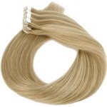 Vlasové PU pásky MINI tape in na prodlužování vlasů 50cm balayage 16/60 plavá blond / platina – Zboží Mobilmania