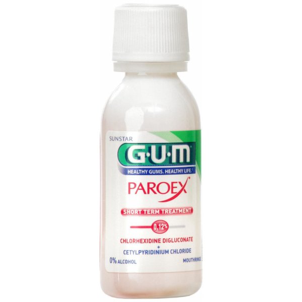 Ústní voda GUM Paroex ústní výplach s chlorhexidinem (0,12%), 30 ml