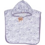 Kikko Bambusové mušelínové pončo 2 Colours Lavender Aura – Sleviste.cz