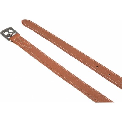 Equestro Třmenové řemeny kožené cognac 135 cm – Zboží Mobilmania