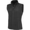 Dámská vesta Result dámská 2vrstvá softshellová vesta recycled R902F Black