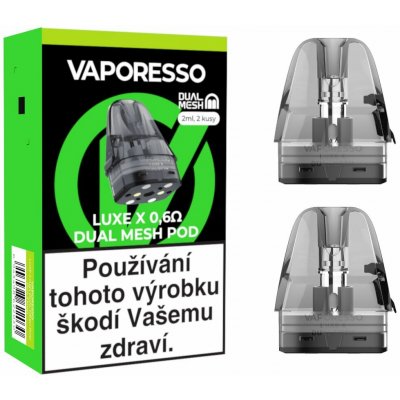 Vaporesso LUXE X Series Dual Mesh 2 ml cartridge 0,6ohm 2 ks – Zboží Dáma