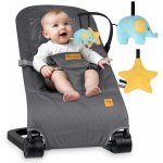 Nukido NK-52 Houpací křeslo s hračkami - šedé – Sleviste.cz