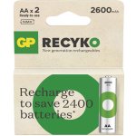 GP ReCyko AA 2600 mAh 2ks AB121GPNAAP2 – Zboží Živě