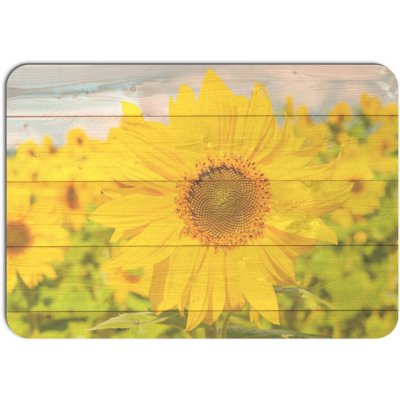PokojovaDekorace.cz prostírání 506 Kytky na dřevě slunečnice 43x30cm – Zbozi.Blesk.cz