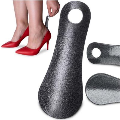 Kovový obuvák na boty - 12 cm, grafitový – Sleviste.cz