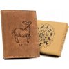 Peněženka Always wild kožená peněženka se znamením zvěrokruhu-kozoroh a185 n4-chm-arie