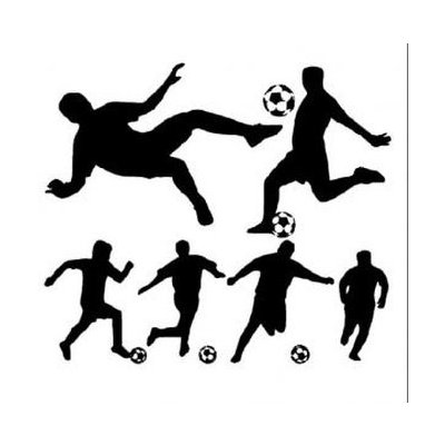 Artemiss Fotbal plastová šablona 042 B 14,5x14,5cm – Zboží Dáma