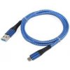 usb kabel Crono F191cBLUE USB 2.0 - USB-C, 1m, modrý