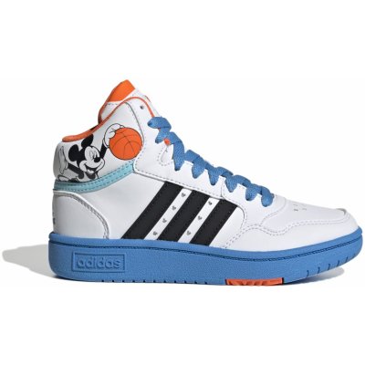 adidas dětská obuv Hoops Mid 3.0 Micke GY6634 bílý