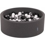 Divio suchý bazén 90x30 cm tmavě sivý + 300 míčků – Sleviste.cz