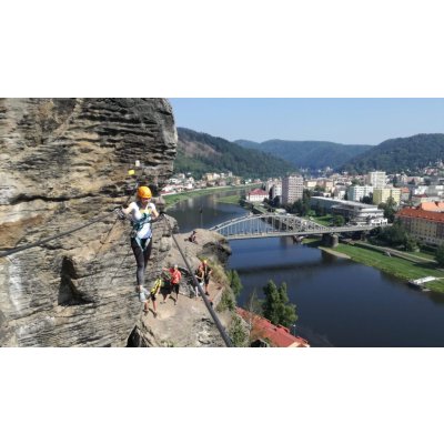 Kurz Via ferrata Děčín 4 osoby 2 hodiny – Hledejceny.cz