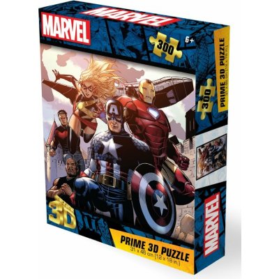 PRIME 3D puzzle Marvel Avengers 300 ks – Hledejceny.cz