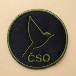 Nášivky - Logo ČSO - různé barvy Varianta: černá se zelenou výšivkou – Hledejceny.cz