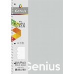 SHKOLYARYK Spirálový sešit Genius Pastel linkovaný A4 – Hledejceny.cz