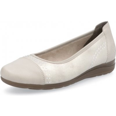 Rieker L9353-62 dámské baleríny béžové – Zboží Dáma