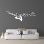 SABLIO Samolepka na zeď Kytara rozměry 60x23 cm – Sleviste.cz