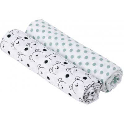 Lässig BABIES Swaddle blanket 120 x 120 Little Chums dog – Zboží Mobilmania