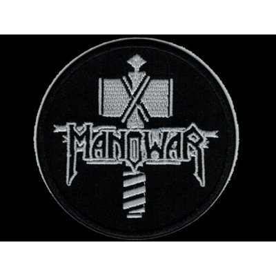 Nášivka MANOWAR vyšívaná zažehlovací – Zboží Dáma