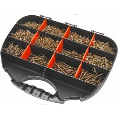 Sada vrutů PZ do dřeva 12 rozměrů, EXTOL CRAFT 2000 ks, balení 1 KS – Sleviste.cz