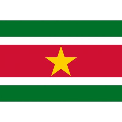 Surinam vlajka - 100 x 150 cm - tunel, karabina – Hledejceny.cz