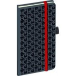 Presco Group Notes Teribear, černý, linkovaný, 9 x 13 cm – Zboží Dáma