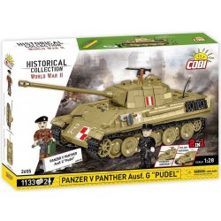 Cobi 2655 II WW Panzer V Panther Ausf. G "Pudel", 1:28, 1133 k, 2 f