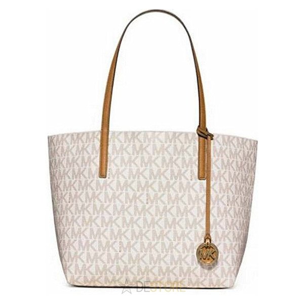 Kabelka Michael Kors Michael Hayley Large Tote Vanilla Acorn