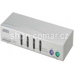 Aten CS-84AC KVM přepínač 4-port KVM PS/2 , 1.2m kabely