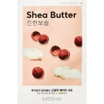 Missha Airy Fit Sheet Mask Shea Butter plátýnková maska s výtažkem bambuckého másla 19 g – Zboží Dáma