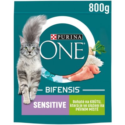 Purina ONE Sensitive s krůtou a rýží 800 g – Zboží Mobilmania