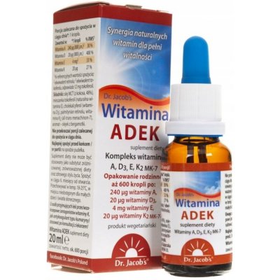 Dr. Jacob's Vitamin ADEK kapky 20 ml – Hledejceny.cz